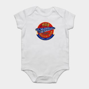 Vintage Roller Skating Chicago Baby Bodysuit